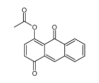 (4,9-dioxoanthracen-1-yl) acetate结构式