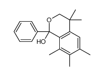 4,4,6,7,8-pentamethyl-1-phenyl-3H-isochromen-1-ol结构式