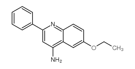 4-Amino-6-ethoxy-2-phenylquinoline structure