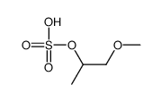 1-methoxypropan-2-yl hydrogen sulfate Structure