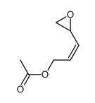 (Z)-(4RS)-1-acetoxy-4,5-epoxypent-2-ene结构式