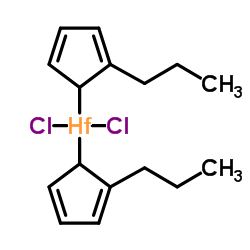 1,1'-二丙基茂二氯化铪结构式