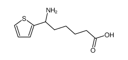 6-amino-6-[2]thienyl-hexanoic acid Structure