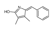 5-benzylidene-3,4-dimethylpyrrol-2-one结构式