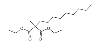 methyl-nonyl-malonic acid diethyl ester Structure