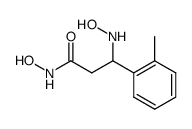 3-hydroxyamino-3-o-tolyl-propionohydroxamic acid Structure