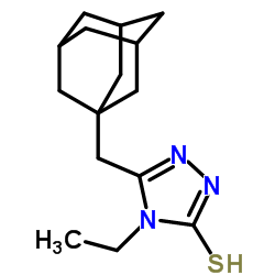 5-(Adamantan-1-ylmethyl)-4-ethyl-2,4-dihydro-3H-1,2,4-triazole-3-thione picture