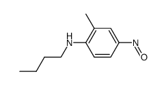 N-butyl-2-methyl-4-nitroso-aniline结构式