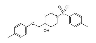4-Piperidinol, 4-[(4-methylphenoxy)methyl]-1-[(4-methylphenyl)sulfonyl]结构式