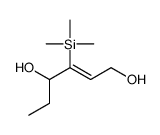 3-trimethylsilylhex-2-ene-1,4-diol结构式