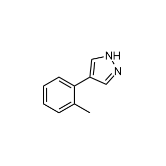4-(2-甲基苯基)-1H-吡唑结构式