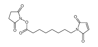 N-SUCCINIMIDYL 8-MALEIMIDOCAPRYLATE结构式