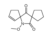 12-methoxy-12-azadispiro[4.1.47.25]tridec-10-ene-6,13-dione结构式