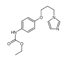 ethyl N-[4-(3-imidazol-1-ylpropoxy)phenyl]carbamate Structure