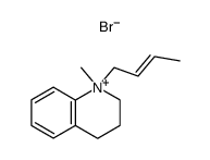 1-E-crotyl-1-methyl-1,2,3,4-tetrahydroquinolinium bromide Structure