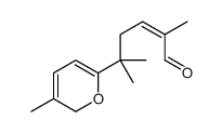 2,5-dimethyl-5-(3-methyl-2H-pyran-6-yl)hex-2-enal Structure