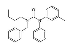 1-benzyl-1-butyl-3-(3-methylphenyl)-3-phenylurea结构式