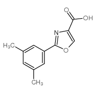 2-(3,5-DIMETHYL-PHENYL)-OXAZOLE-4-CARBOXYLIC ACID Structure