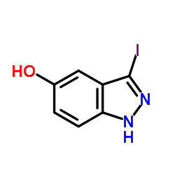 5-羟基-3-碘吲唑结构式