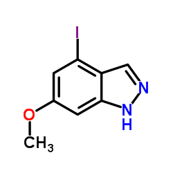 4-Iodo-6-methoxy-1H-indazole structure