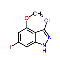 3-Chloro-6-iodo-4-methoxy-1H-indazole图片