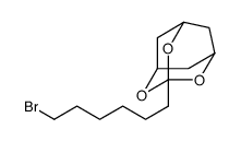 2,4,10-Trioxatricyclo[3.3.1.13,7]decane, 3-(6-bromohexyl)结构式