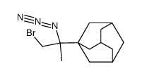 1-(2-azido-1-bromopropan-2-yl)adamantane Structure