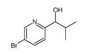 1-(5-bromo-pyridin-2-yl)-2-methyl-propan-1-ol Structure