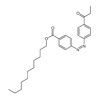 undecyl 4-[(4-propanoylphenyl)diazenyl]benzoate Structure