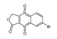 6-bromo-9-oxido-4-oxo-1H-furo[3,4-b]quinoxalin-4-ium-3-one Structure