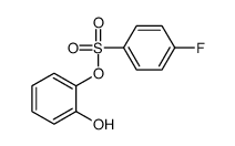 (2-hydroxyphenyl) 4-fluorobenzenesulfonate Structure