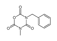 3-benzyl-5-methyl-1,3,5-oxadiazinane-2,4,6-trione结构式