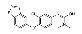 3-[4-(1,2-benzothiazol-5-yloxy)-3-chlorophenyl]-1,1-dimethylurea结构式
