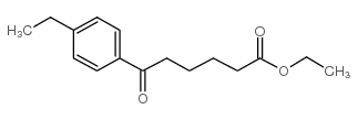 ethyl 6-(4-ethylphenyl)-6-oxohexanoate结构式