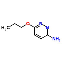 6-丙氧基哒嗪-3-胺结构式