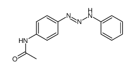 acetic acid-[4-(3-phenyl-triazenyl)-anilide] Structure