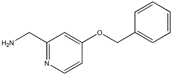 (4-(benzyloxy)pyridin-2-yl)methanamine Structure