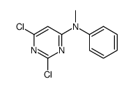 2,6-dichloro-N-methyl-N-phenylpyrimidin-4-amine结构式