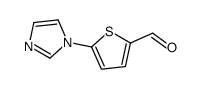 5-imidazol-1-ylthiophene-2-carbaldehyde结构式