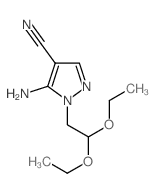 1H-Pyrazole-4-carbonitrile,5-amino-1-(2,2-diethoxyethyl)- picture