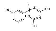 6-(3-bromophenyl)-6-methyl-1,3,5-triazinane-2,4-dione结构式