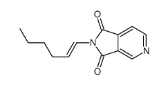 2-hex-1-enylpyrrolo[3,4-c]pyridine-1,3-dione Structure