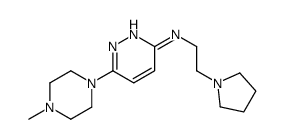 6-(4-methylpiperazin-1-yl)-N-(2-pyrrolidin-1-ylethyl)pyridazin-3-amine Structure