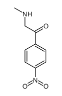 2-(methylamino)-1-(4-nitrophenyl)ethanone Structure