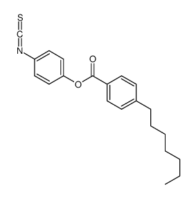 (4-isothiocyanatophenyl) 4-heptylbenzoate结构式