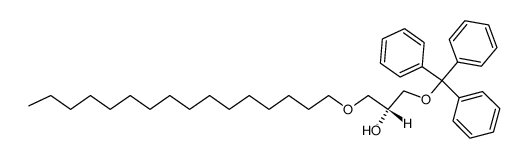 (R)-3-(1-hexadecyloxy)-1-(trityloxy)propan-2-ol结构式