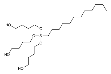 4-[dodecyl-bis(4-hydroxybutoxy)silyl]oxybutan-1-ol Structure