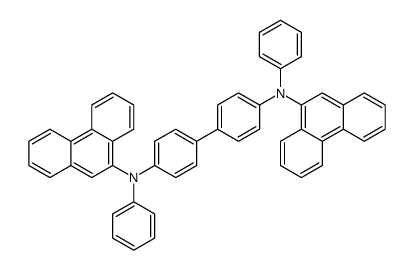 N、 N’-双(菲-9-基)-N,N’-双(苯基)-联苯胺结构式
