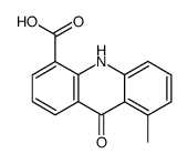 8-methyl-9-oxo-9,10-dihydroacridine-4-carboxylic acid Structure
