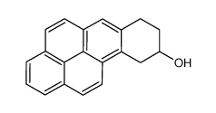 7,8,9,10-tetrahydrobenzo[a]pyren-9-ol结构式